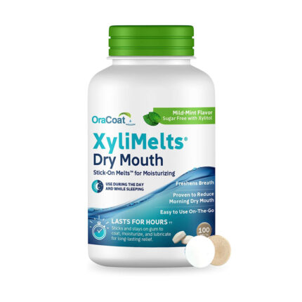 OraCoat XyliMelts Dry Mouth Relief Moisturizing Oral Adhering Discs